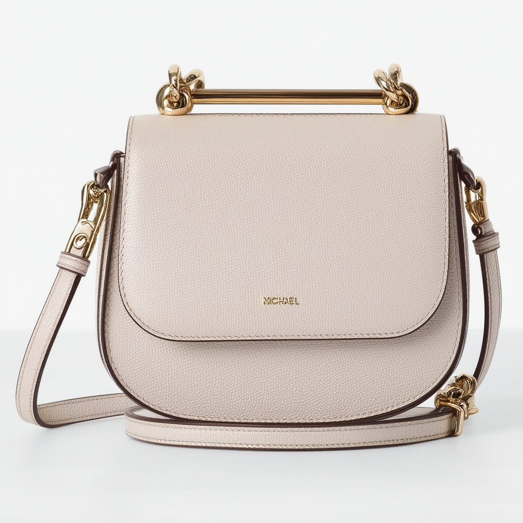 Michael Kors Bedford Medium Convertible Flap Shoulder Bag Crossbody Bag Purse