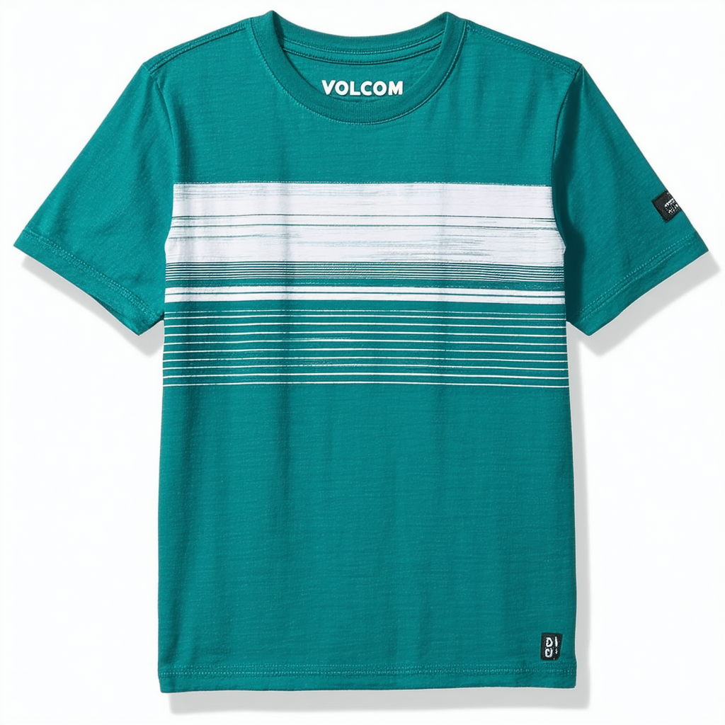 Volcom Big Boys' Step Stripe Short Sleeve Tee Youth