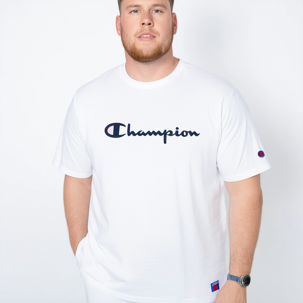 Champion Men's Big & Tall Graphic Logo T-Shirt