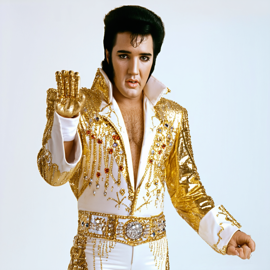 Elvis Deluxe Gold Costume