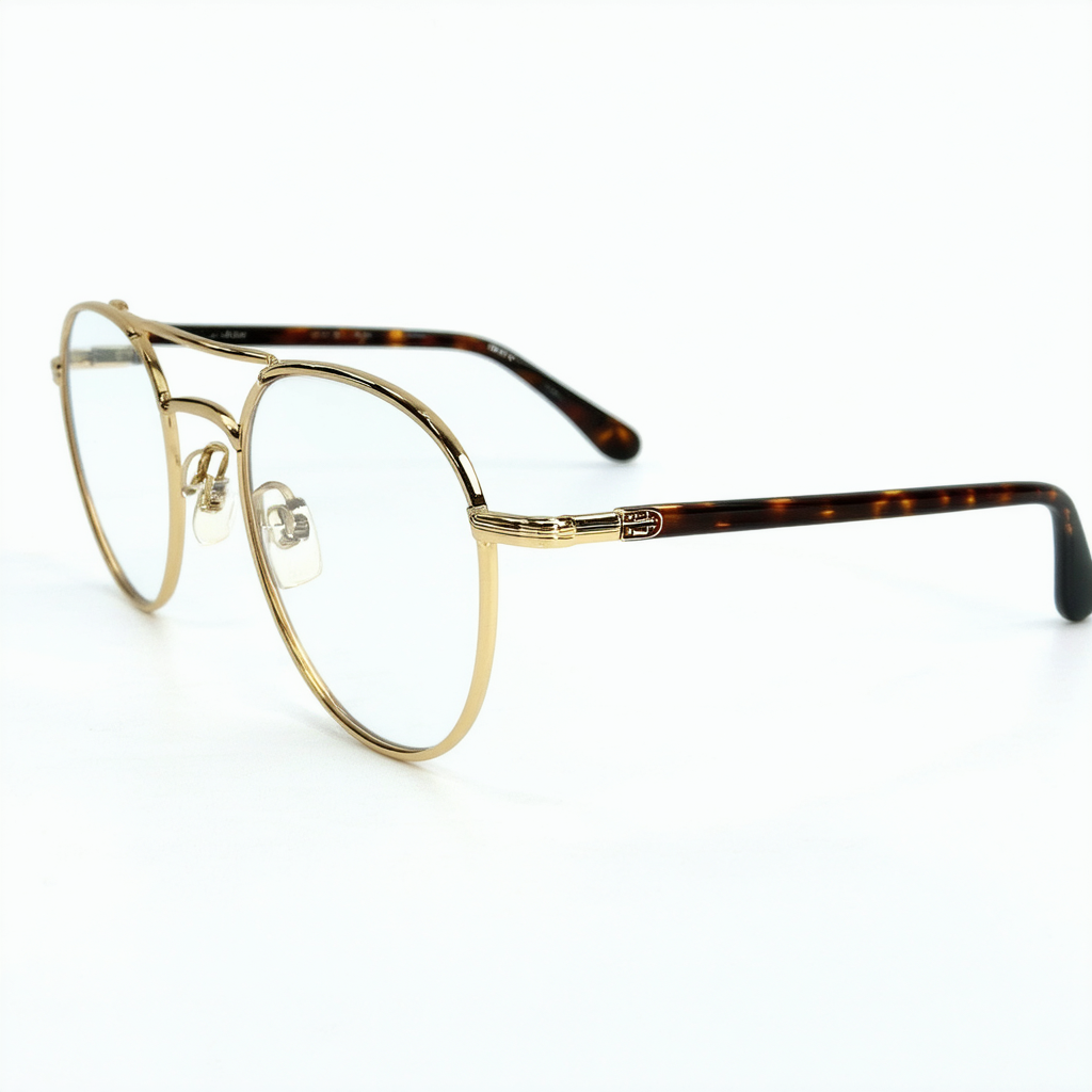Ray-Ban RX6377 - 2905 Eyeglass Frame GOLD/SHINY BROWN W/ DEMO LENS 50 mm