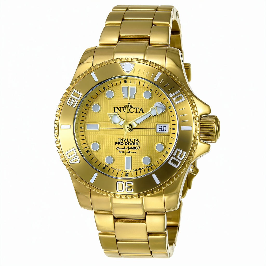 Invicta Women's INVICTA-14987 Pro Diver Analog Display Japanese Quartz Gold Watch