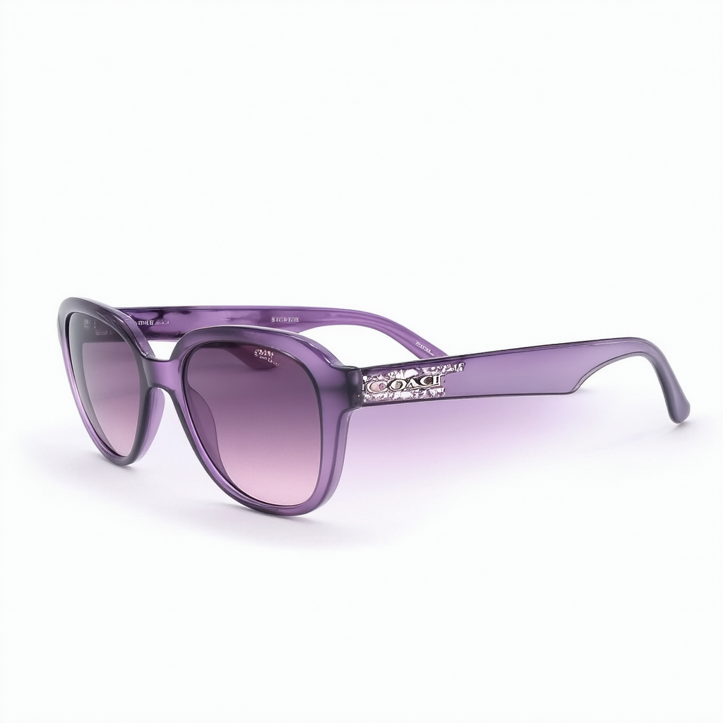 Coach Sunglasses S3002 / Frame: Purple Lens: Mauve Gradient