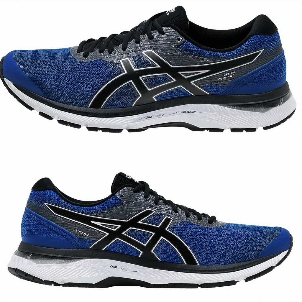ASICS Men's Gel Foundation 12 Running Shoe, Carbon/Electric Blue/Black, 8.5 4E US