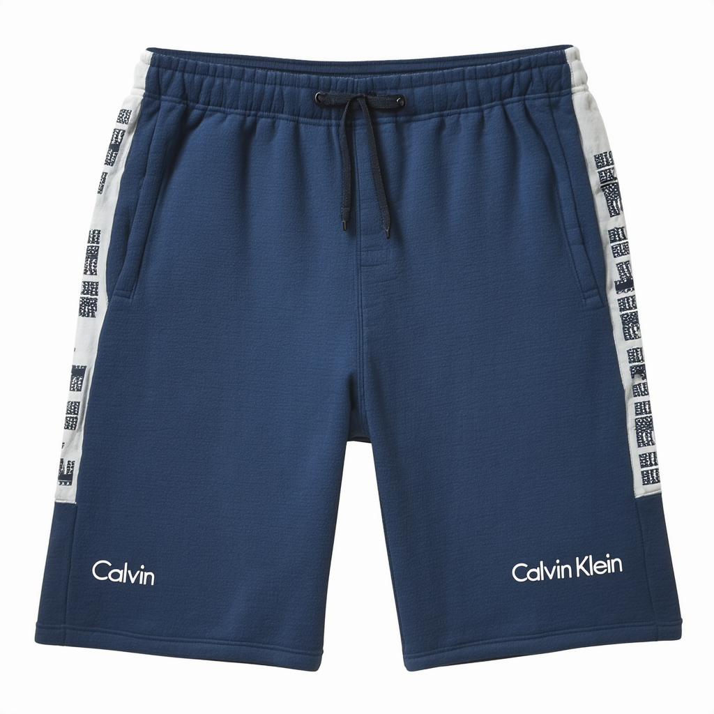 Calvin Klein Men's Monogram Logo Fleece Shorts