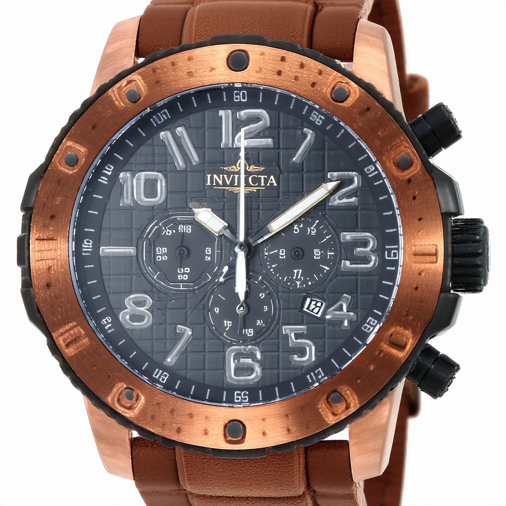 Invicta Men's 17354 Russian Diver Analog Display Swiss Quartz Brown Watch