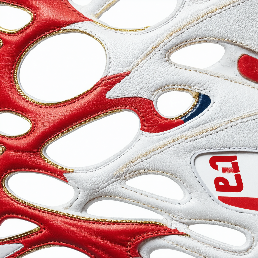 Fila Excelsior Leather (Jetstream red/White/Metallic Gold)