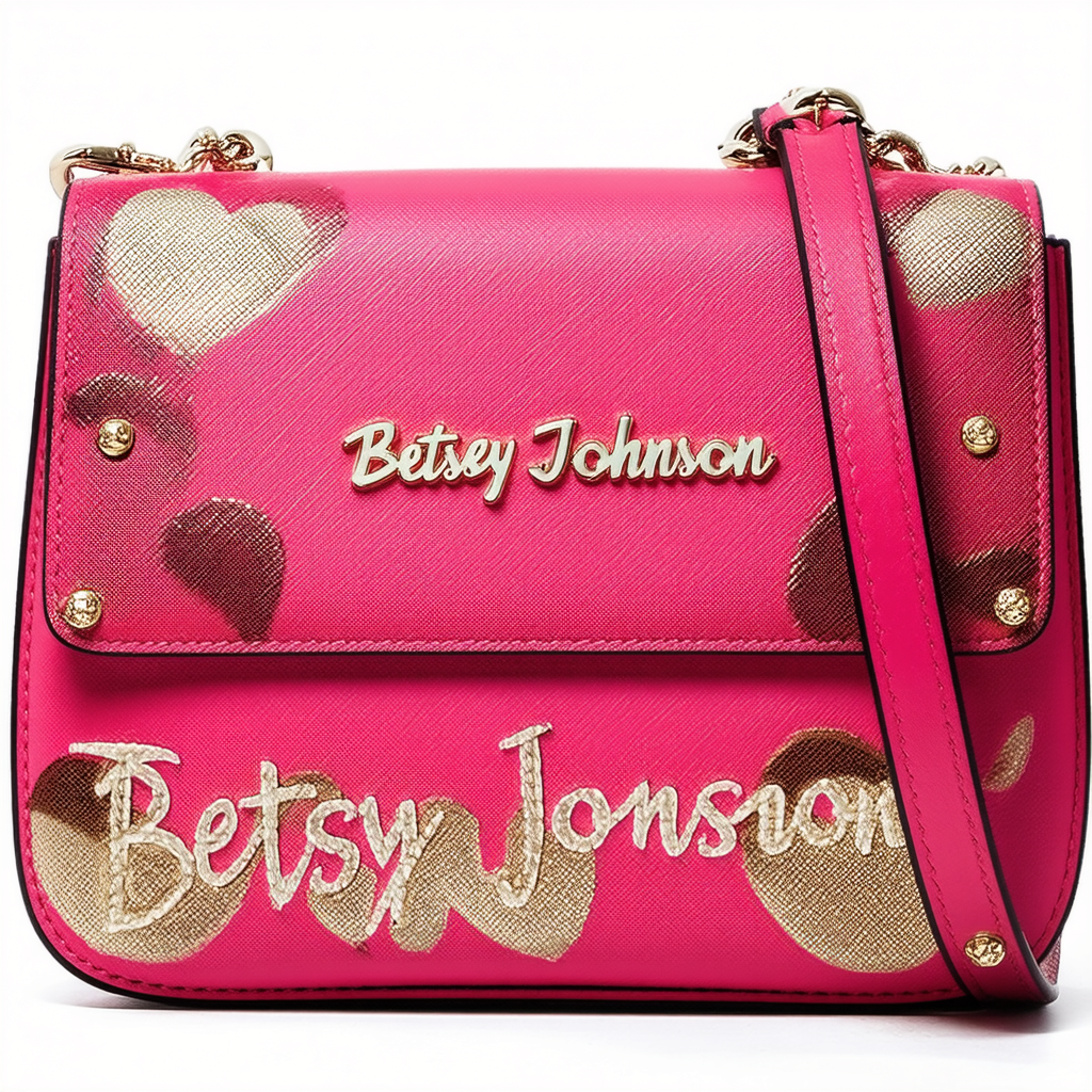 Betsey Johnson Medium Crossbody Satchel Bag