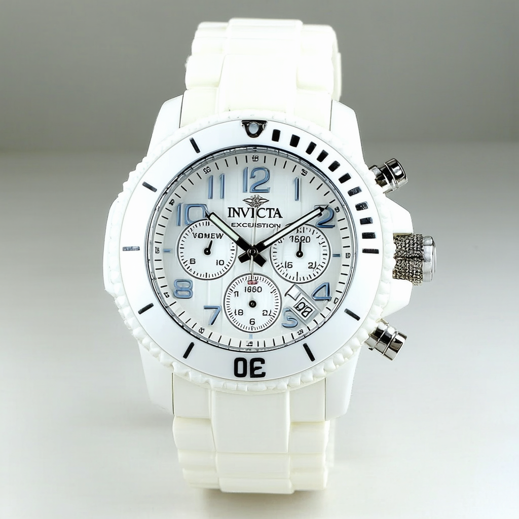 Invicta Women's 16100 Excursion Analog Display Swiss Quartz White Watch