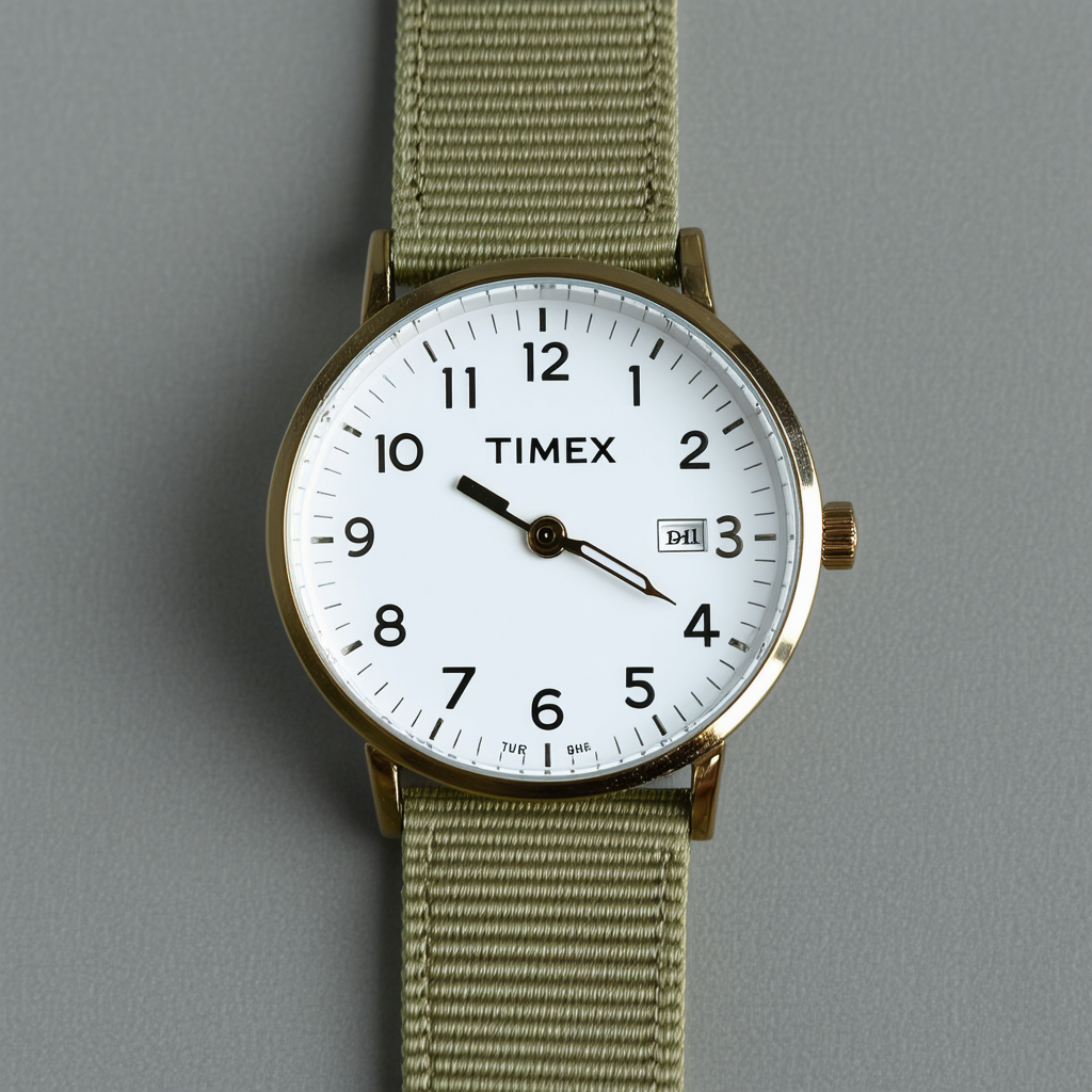 Timex Weekender White Dial Nylon Strap Ladies Watch TW2P81200