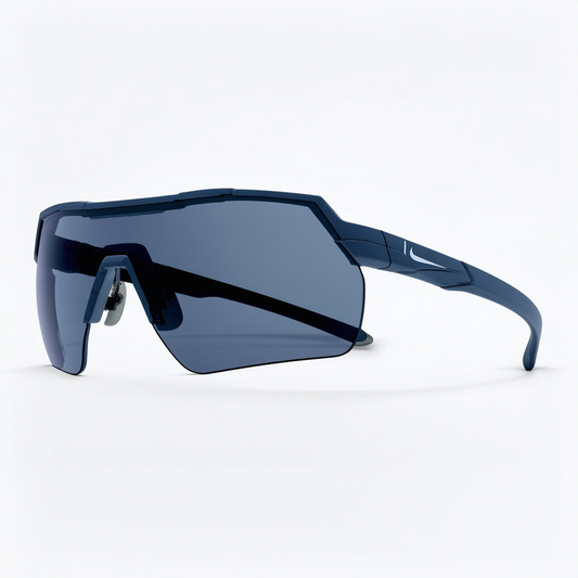 Nike Golf X2 E Sunglasses, Matte Midnight Navy/Silver Frame, Golf Tint Lens