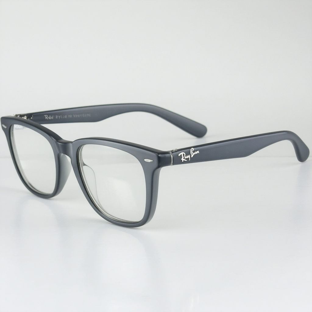 Ray Ban RX5316 Eyeglasses-5389 Top Matte Gray On Transparent Oil-51mm