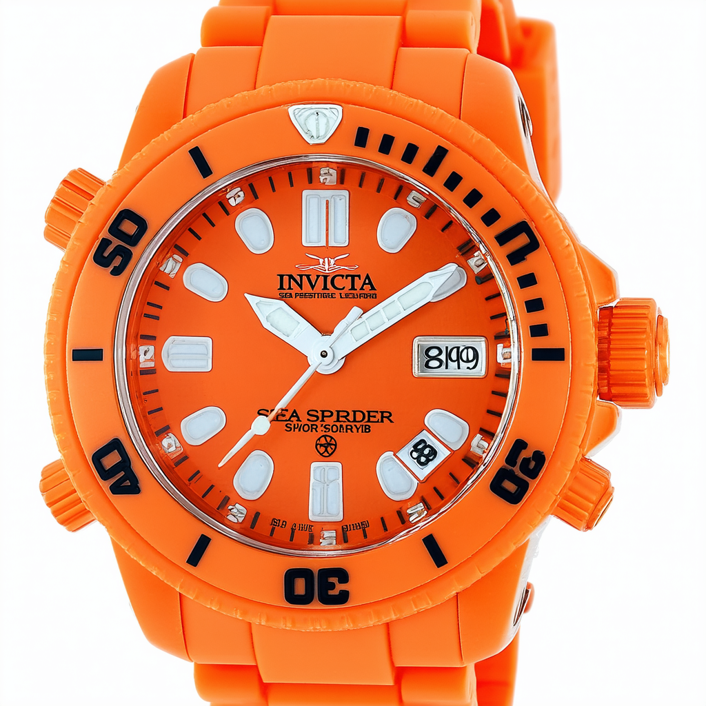 Invicta Men's 20286SYB Sea Spider Analog Display Quartz Orange Watch