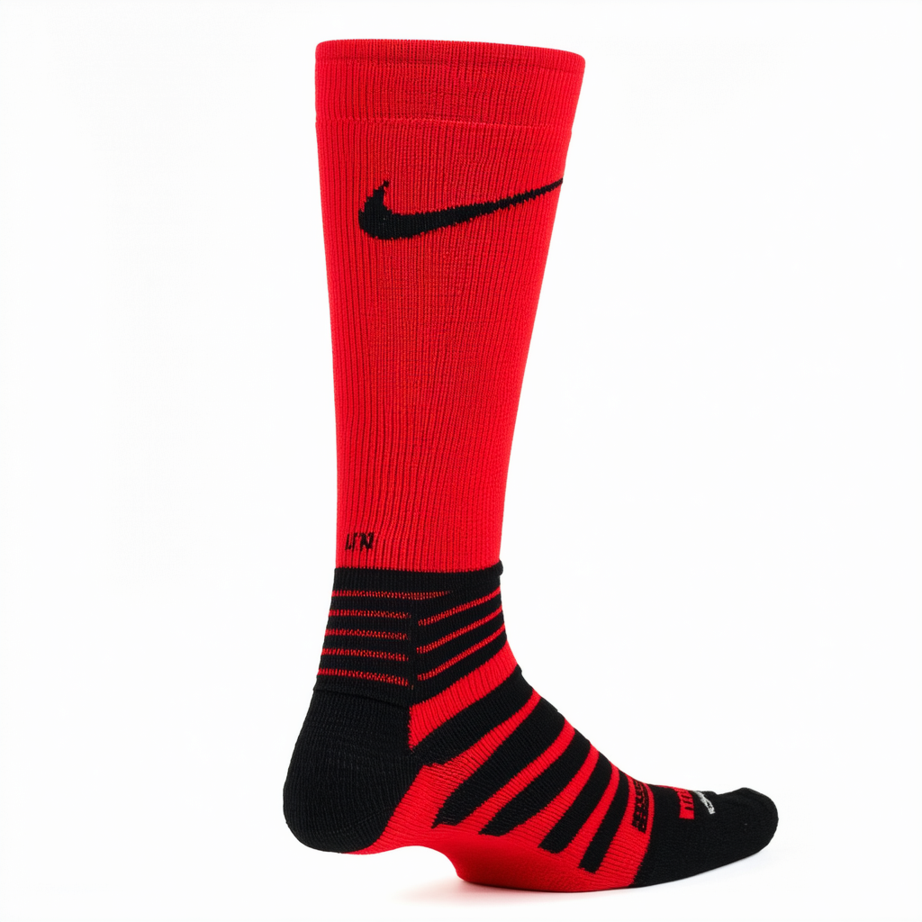 NIKE WMNS Elite Basketball Crew Socks Varsity RED Black SX4586-650 Size 4-6