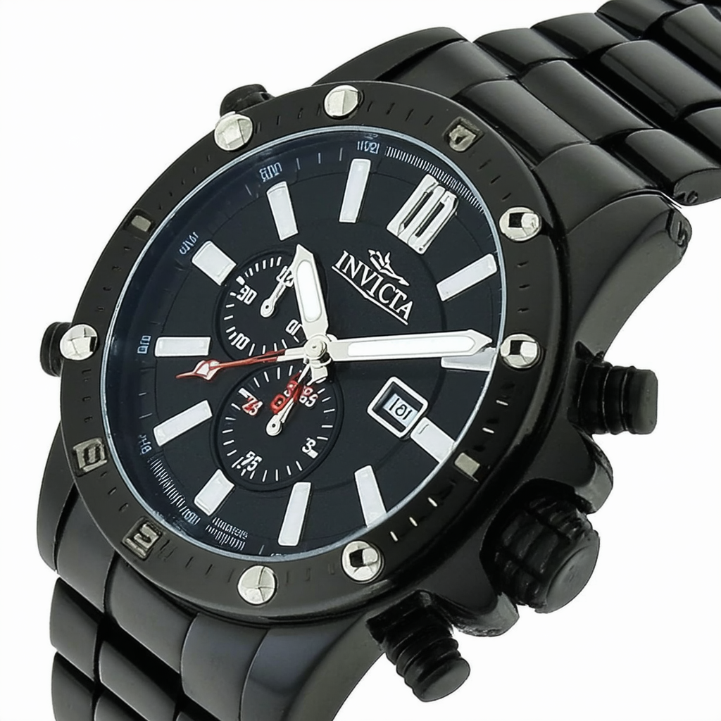 Invicta Men's 12782 S1 Rally Analog Display Swiss Quartz Black Watch