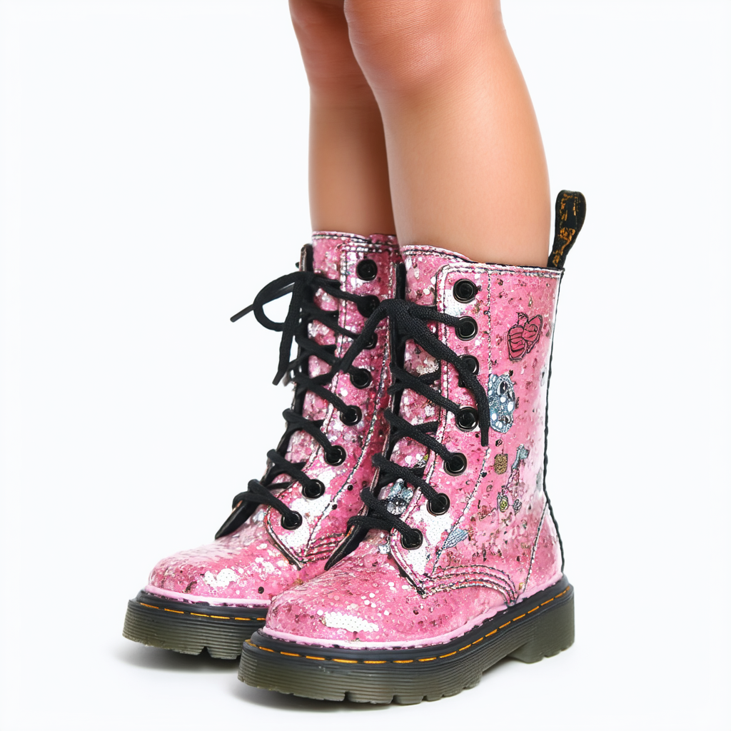 Betsey Johnson Unisex-Child John Combat Boot