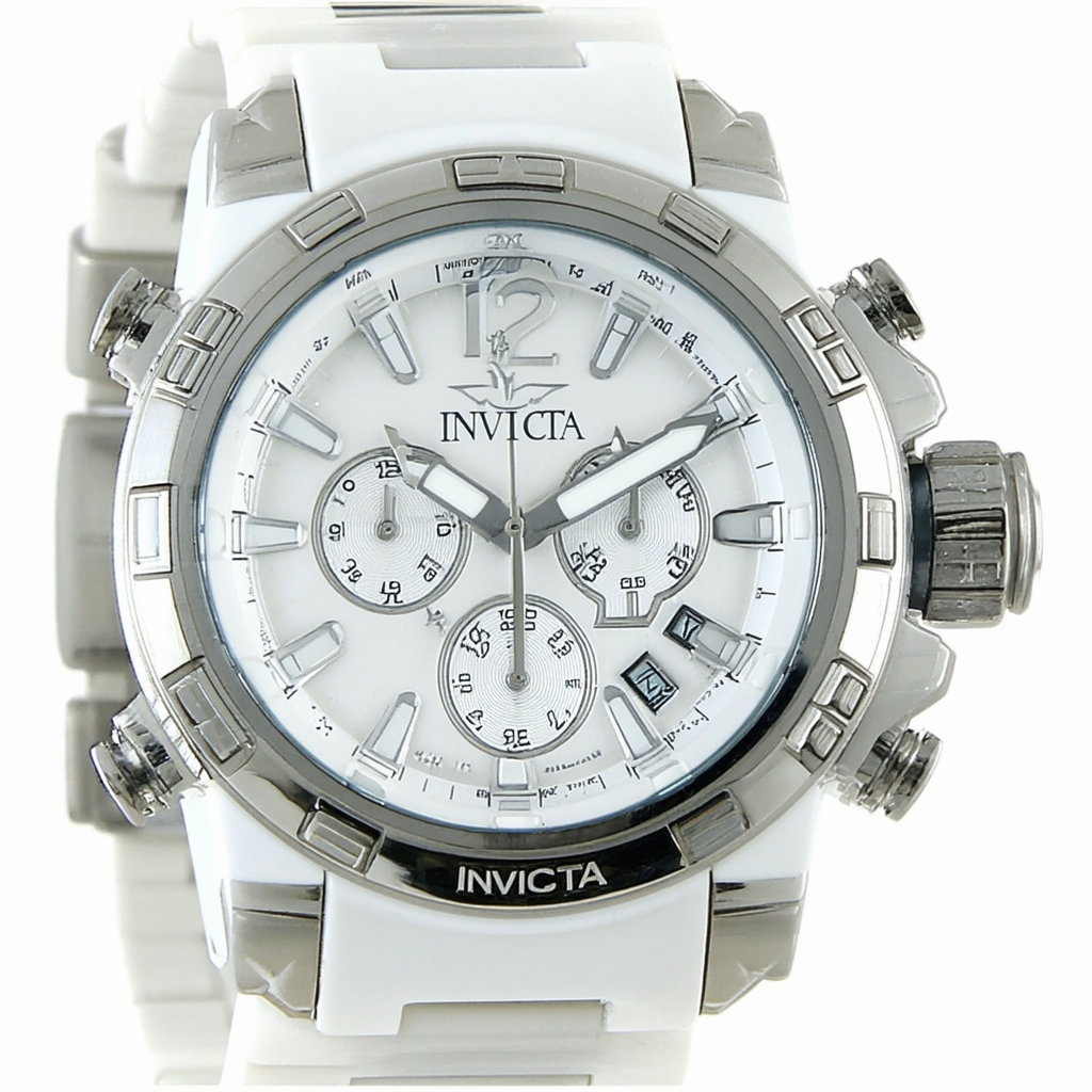 Invicta Men's 12029 Akula Analog Display Swiss Quartz White Watch