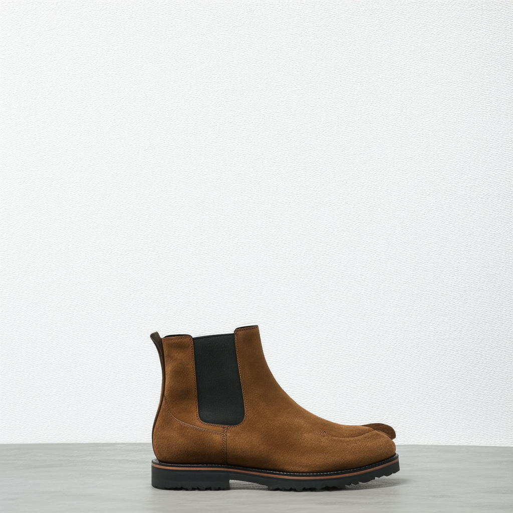 Calvin Klein Men's Rafi Box Leather/Calf Suede Boot