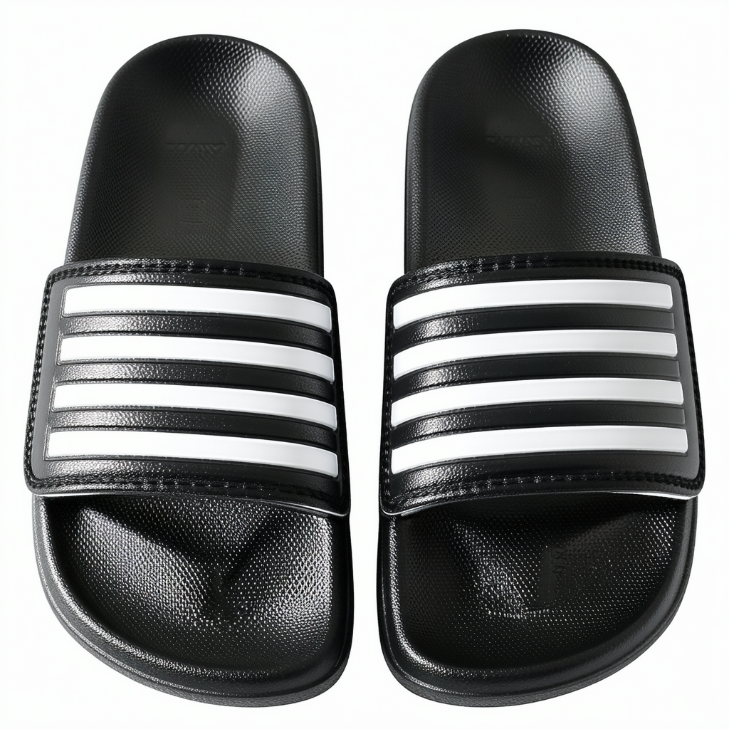 adidas Baby Unisex's Comfort Sandals Slide, Black, 5.5K M US Infant