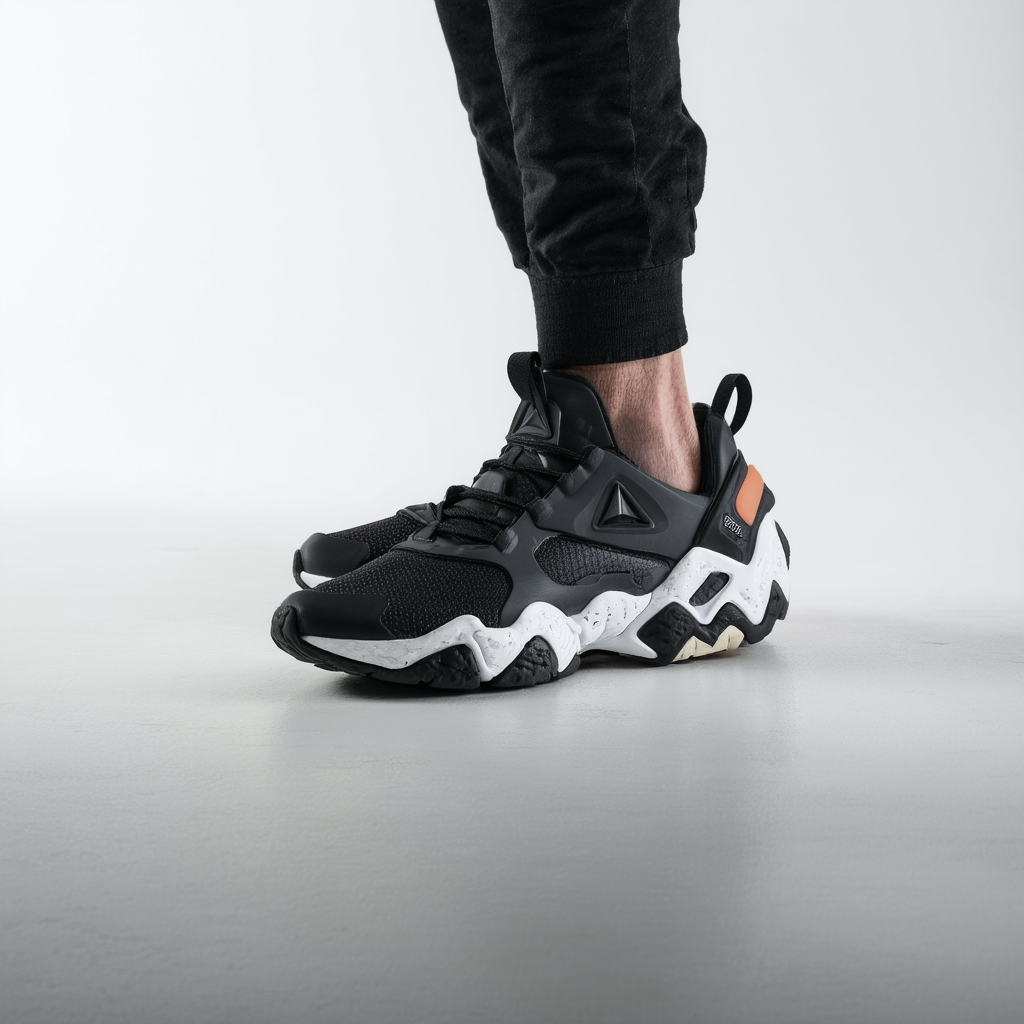 Reebok Men Instapump Fury Road SG (Black/White)