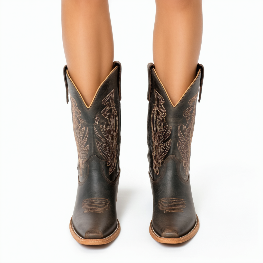 Lucky Brand Women's Talouse Synthetic Western Bootie Shoes