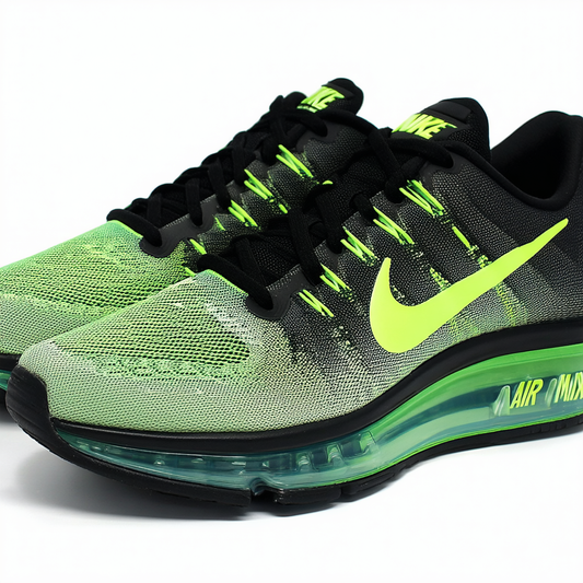 Nike Men's Air Max 2015 Volt/Black/Barely Volt/White Running Shoe 11 Men US