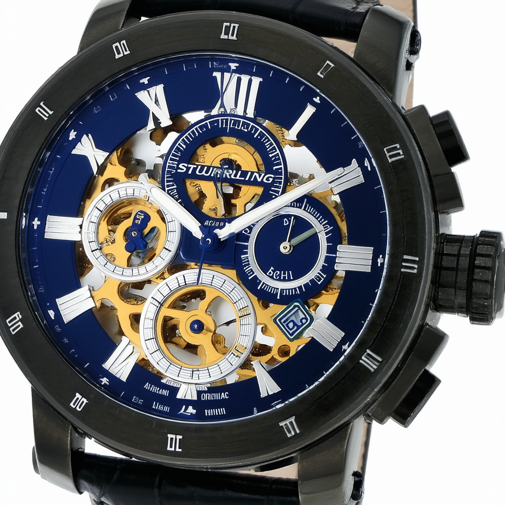 Stuhrling Original Men's 1078.3346K59 Classic Delphi Achilles Automatic Skeleton Watch