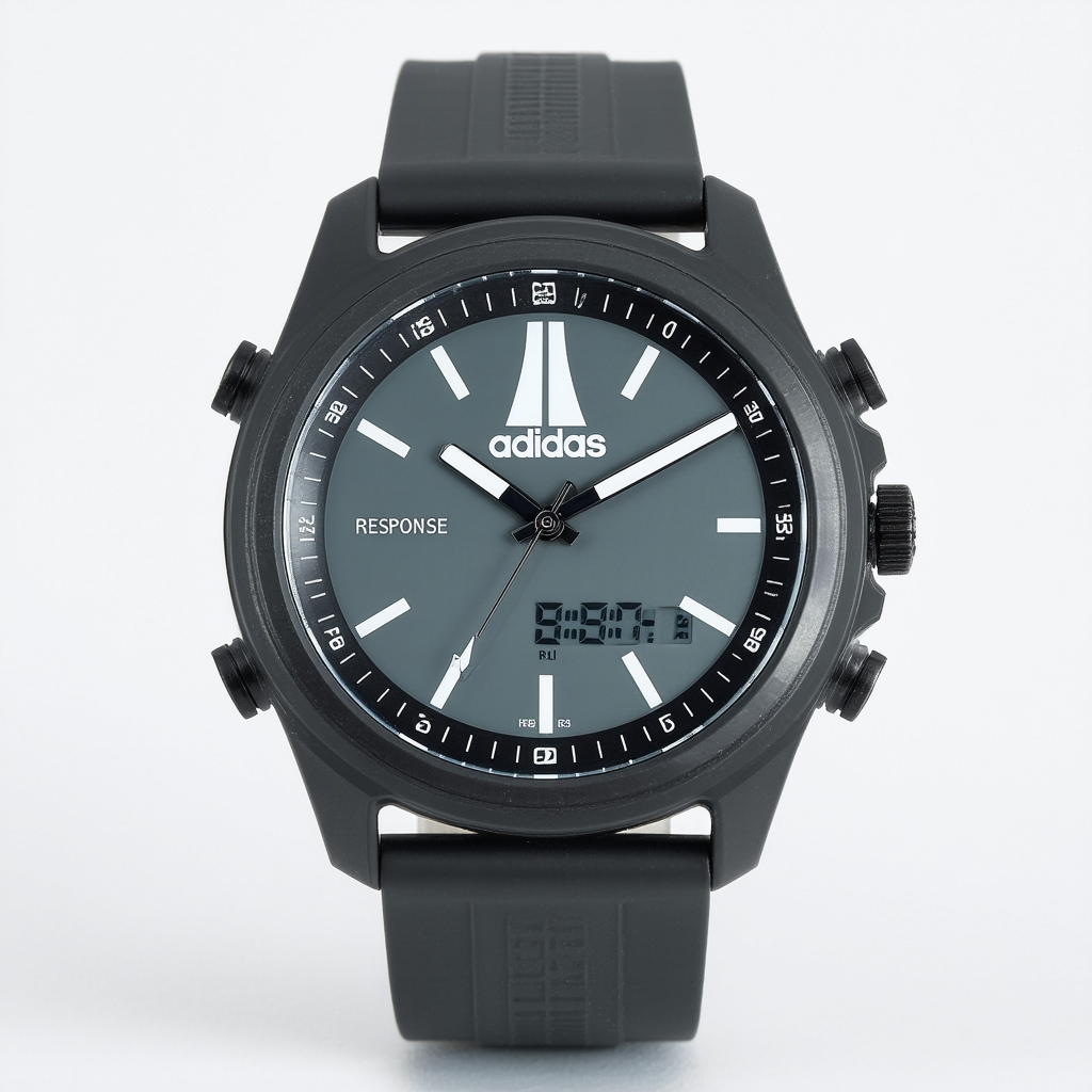Adidas Response Referee Digital Grey Dial Men's watch #ADP3075