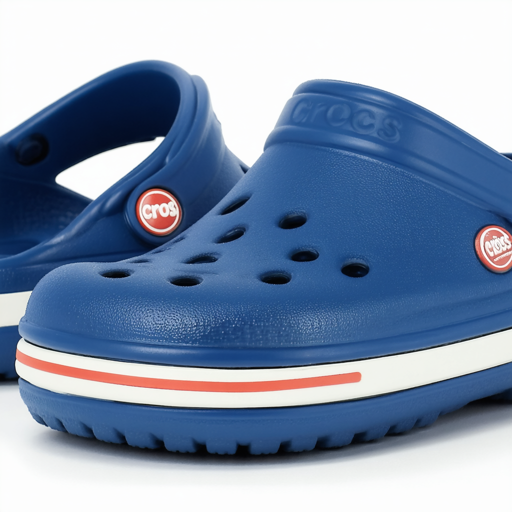 Crocs Kids' Crocband II Sandal | Slip On Water Shoes, Blue Jean, 10 US Unisex Toddler