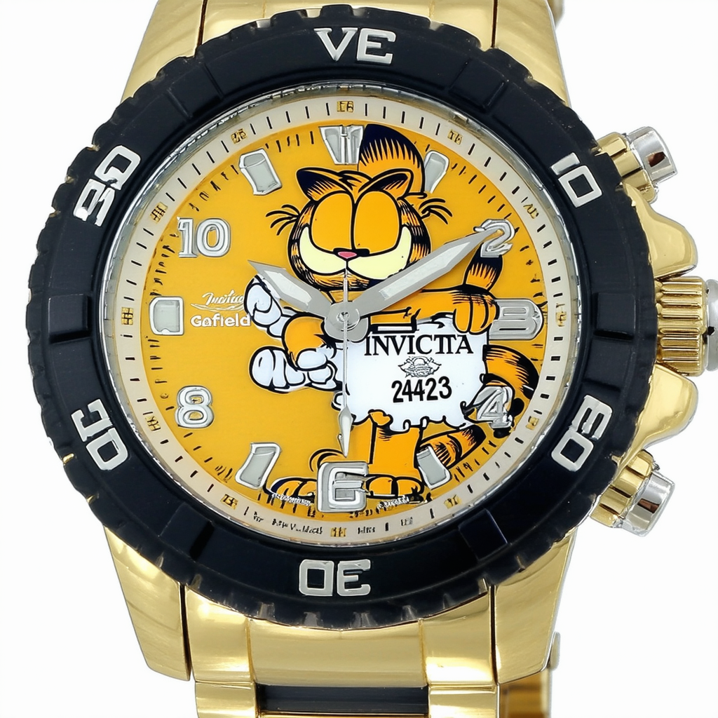 Invicta Men Character Collection Garfield Quartz Watch, Two Tone, 27423