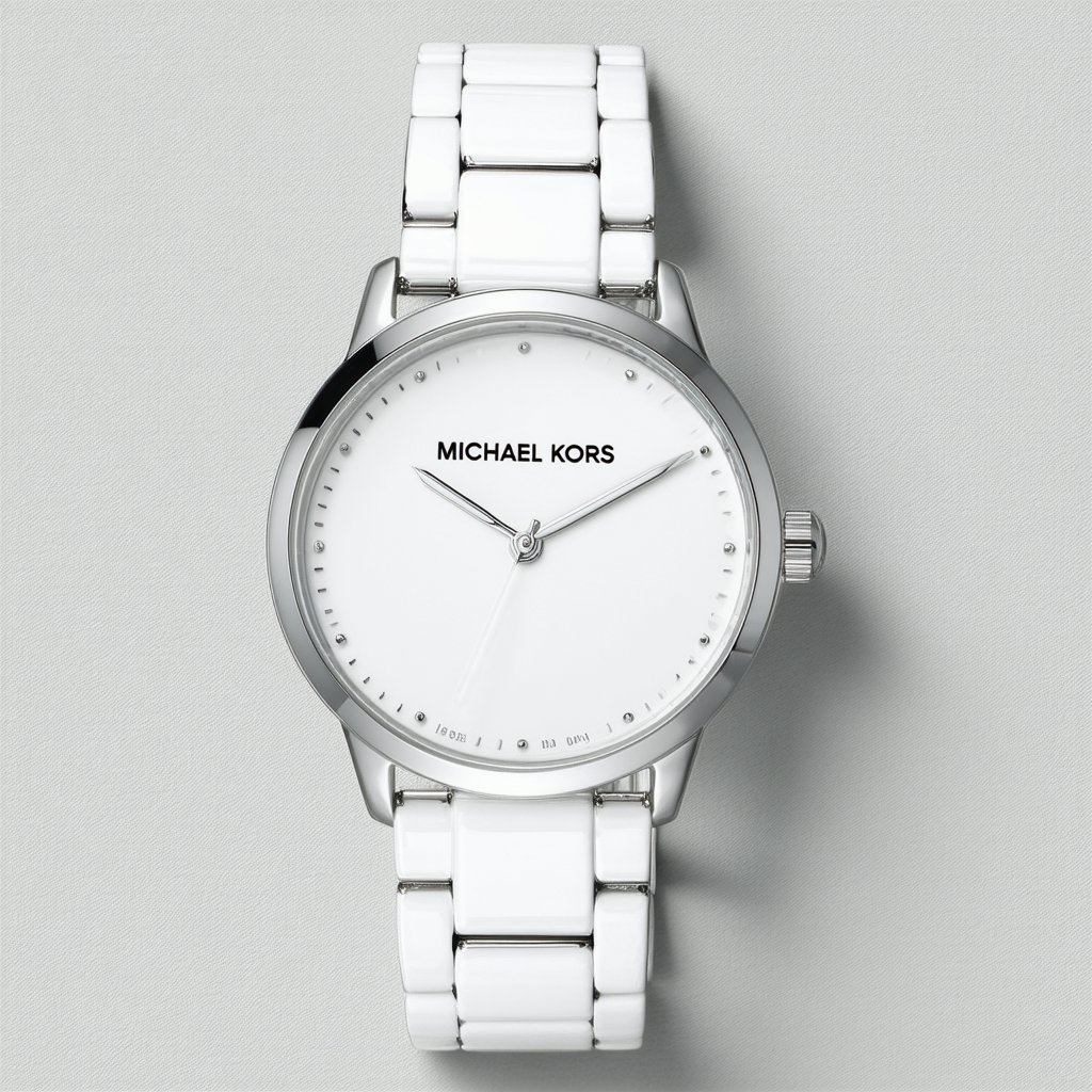Michael Kors Women's Slim Runway White Watch MK2477