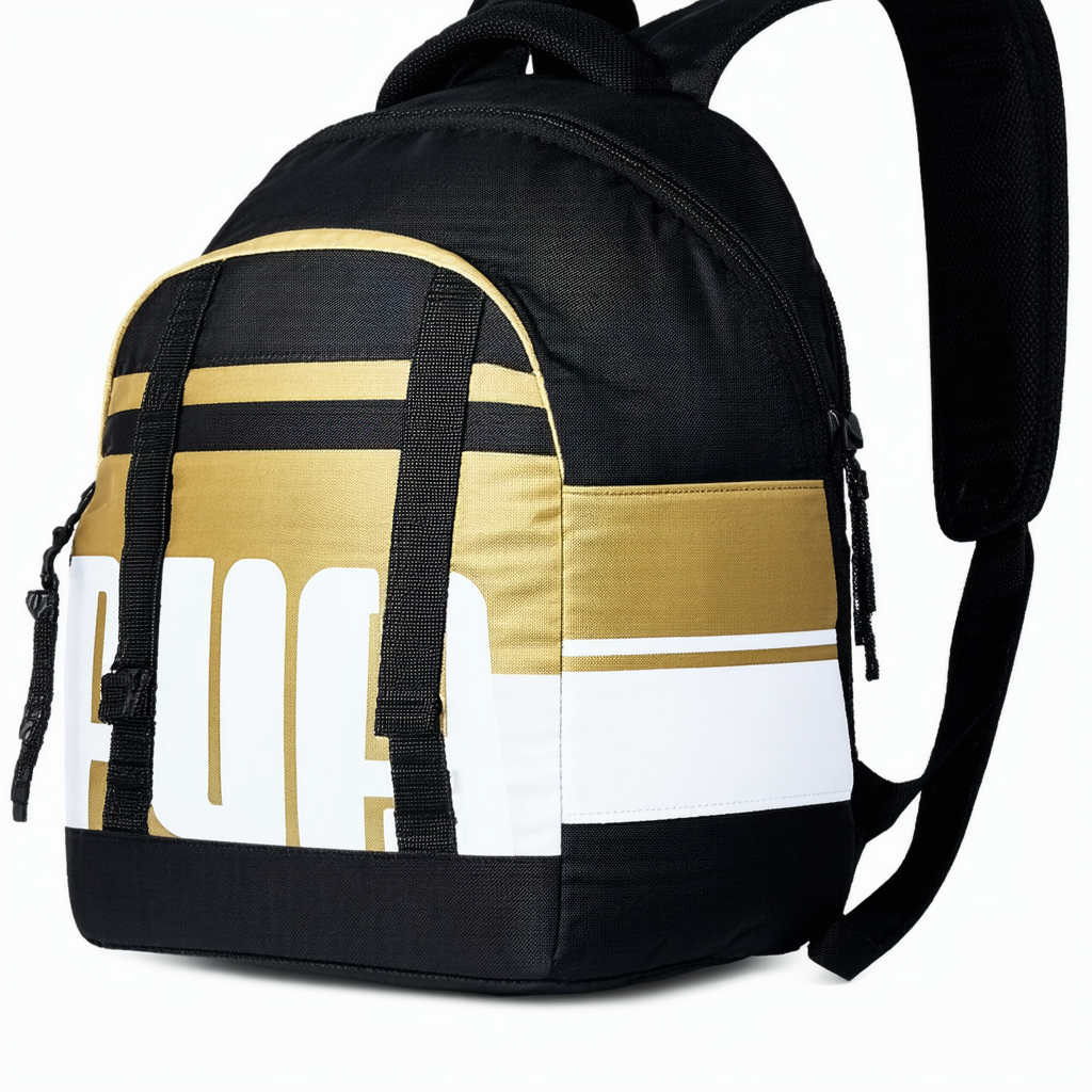 PUMA Women's Evercat Lifeline Backpack, Black/Gold, OS