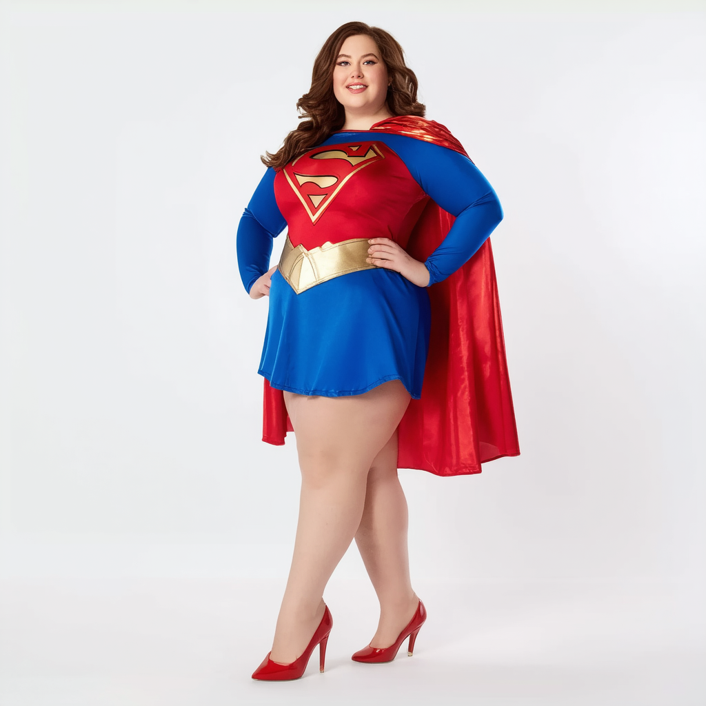 Rubie's Plus Size Adult Supergirl TV Curvy Costume