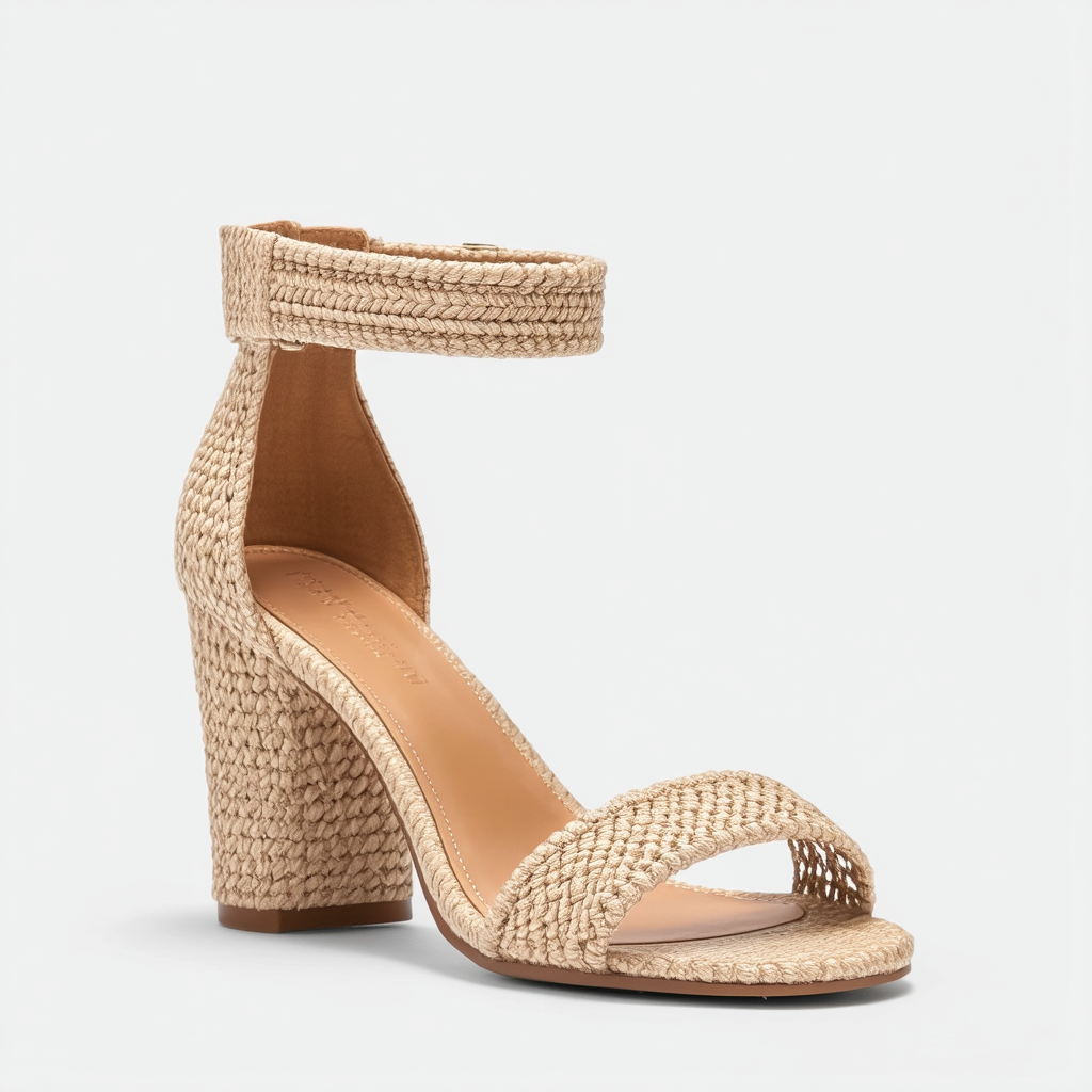Vince Camuto Women's Semtera Woven-Strap Sandal Heeled