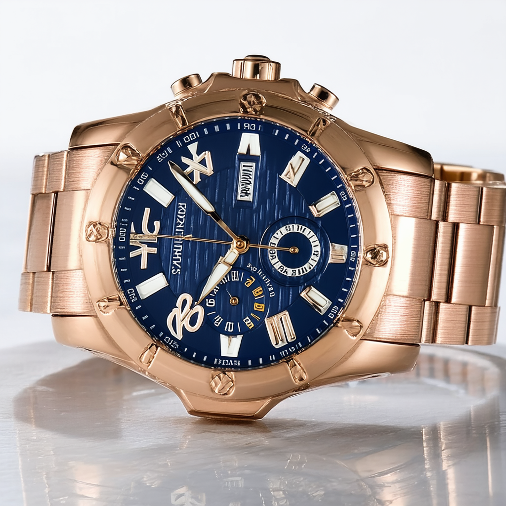 Stuhrling Original Men's 271.33461 Water Sports Regatta Meridian Automatic Rose Gold Watch