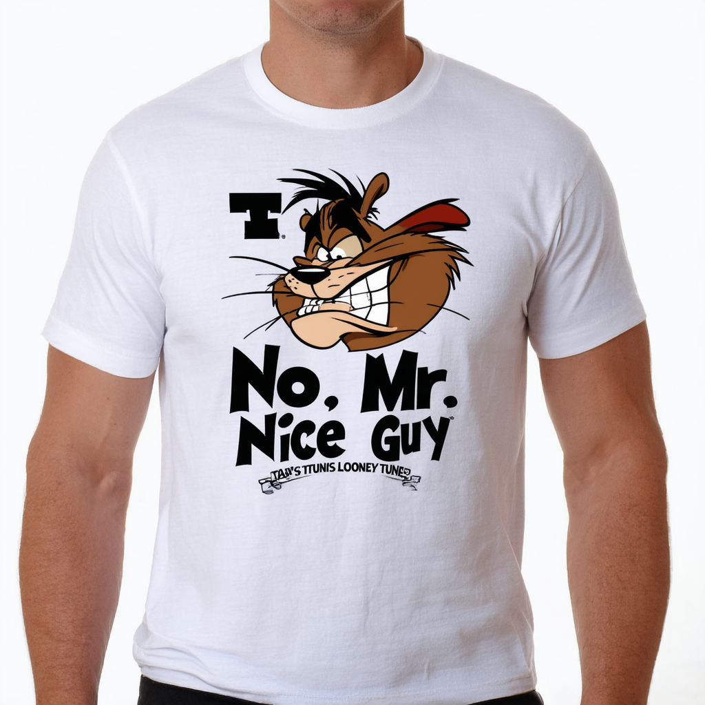 Men's Looney Tunes Taz No Mr. Nice Guy T-Shirt