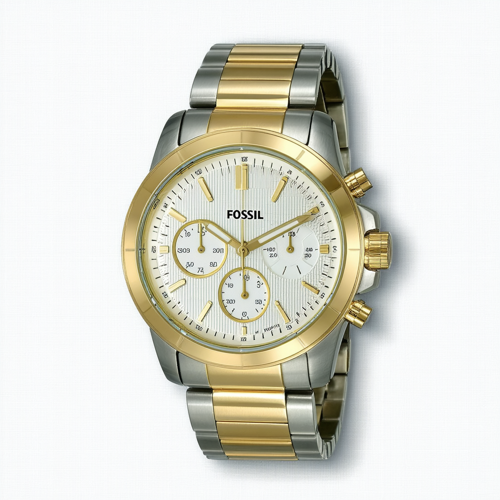 Fossil Decker AM4386 Stainless Steel Watch Gold-Tone