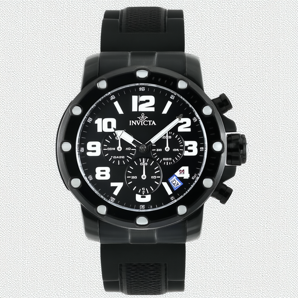 Invicta Men's 24221 S1 Rally Analog Display Quartz Black Watch