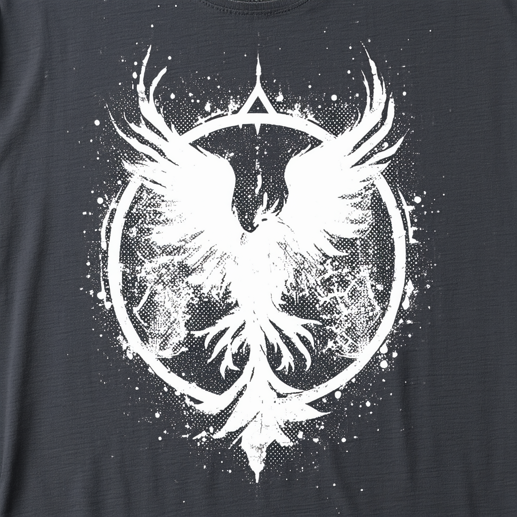Harry Potter Order of The Phoenix Symbol Men's Black T-Shirt