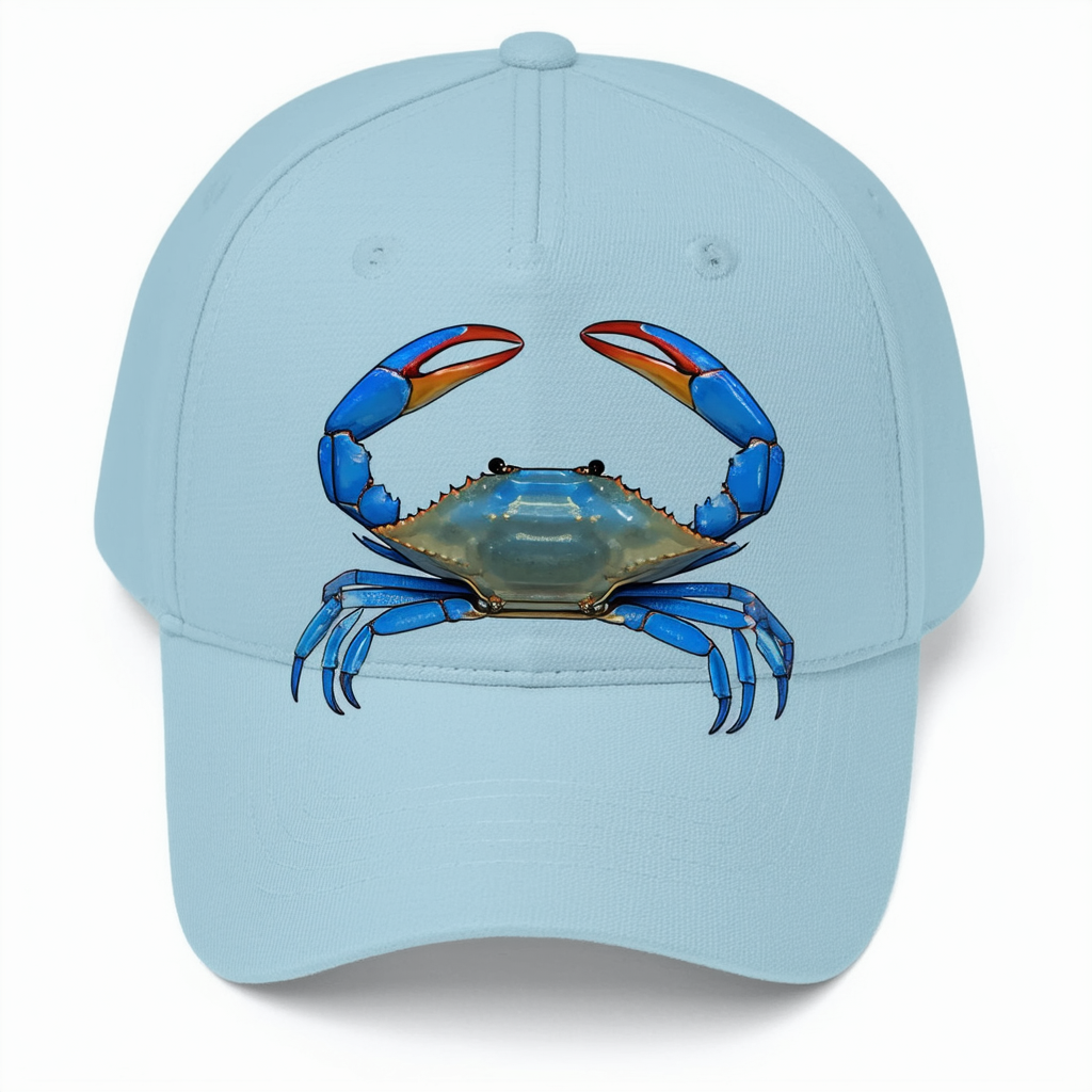 CafePress Blue Crab Cap Baseball Cap