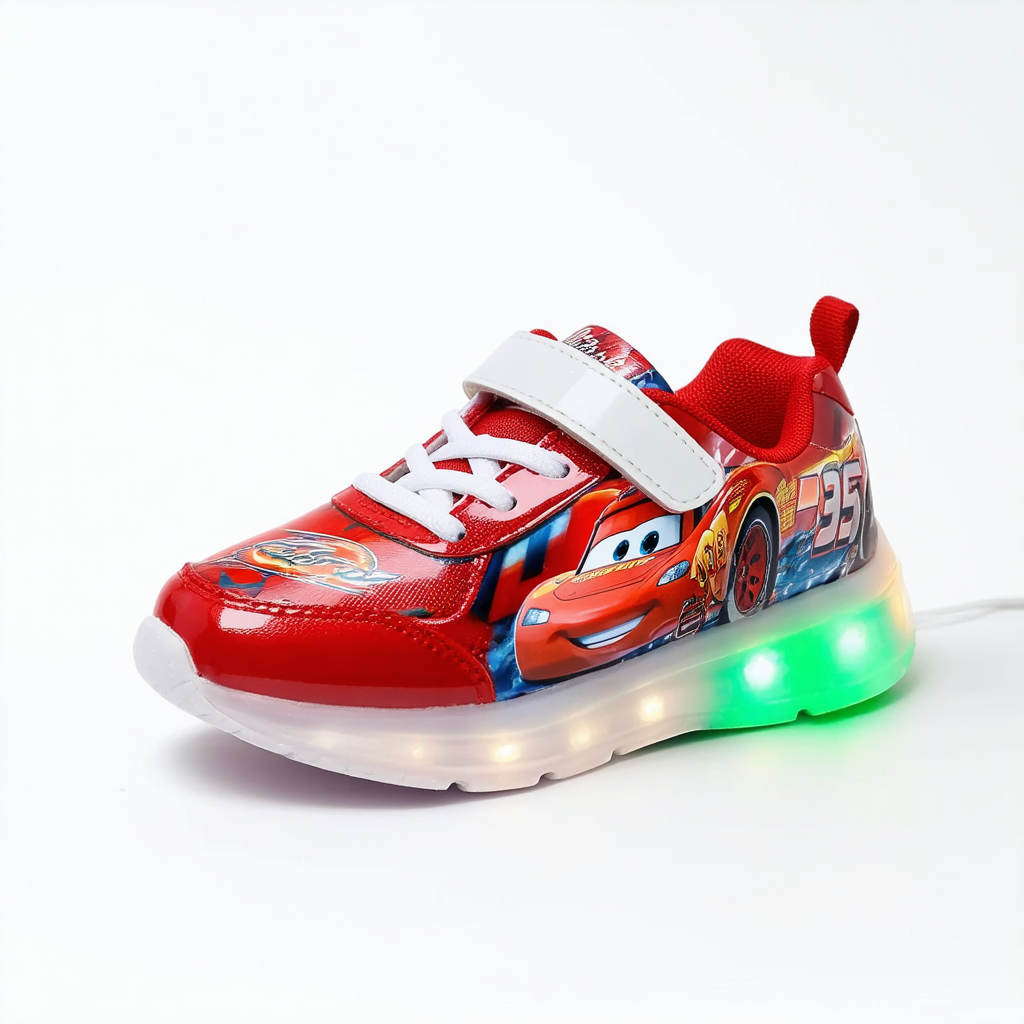 Disney Cars Lighted Fashion Sneaker (Toddler/Little Kid)