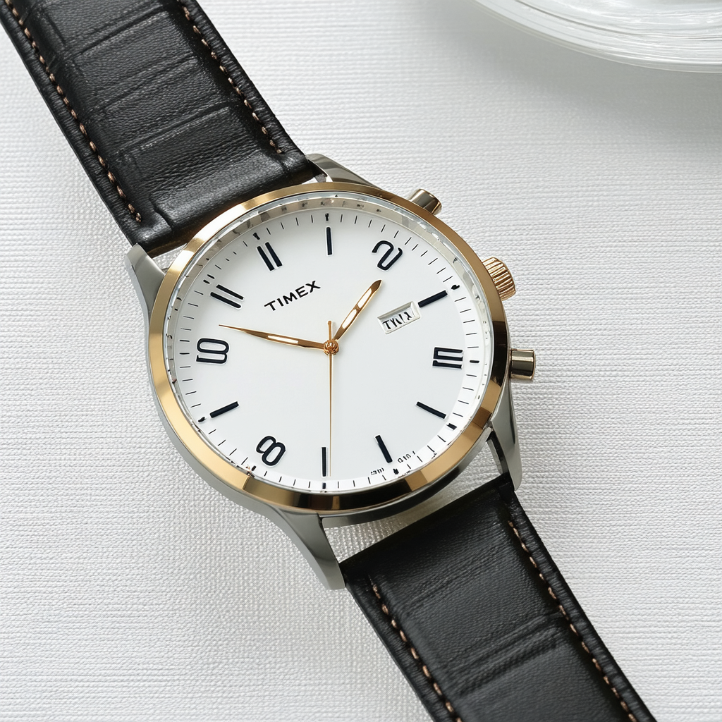 Timex Men's TW2P765009J City Collection Analog Display Quartz Two Tone Watch