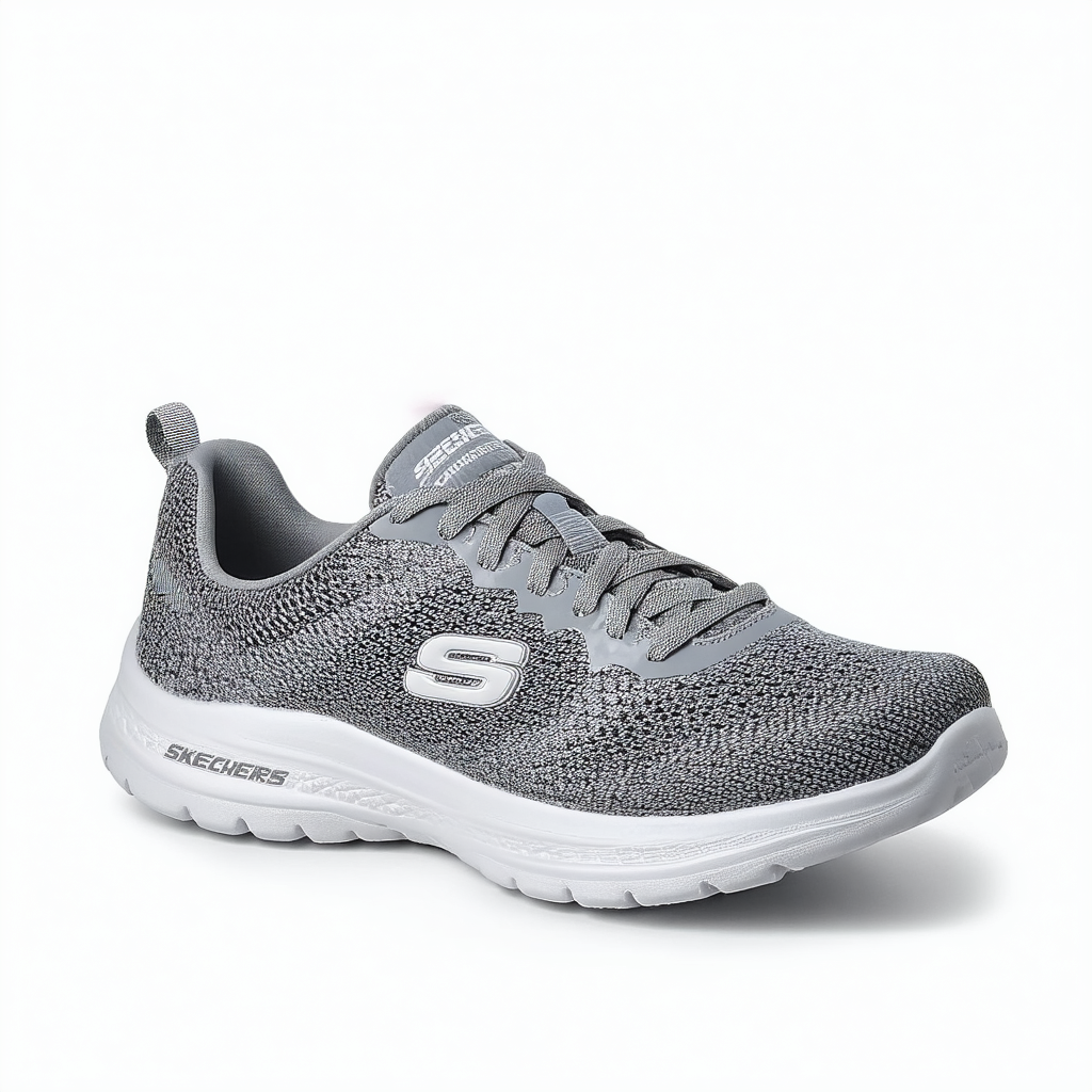 Skechers Women's Sneaker, Grey, 9