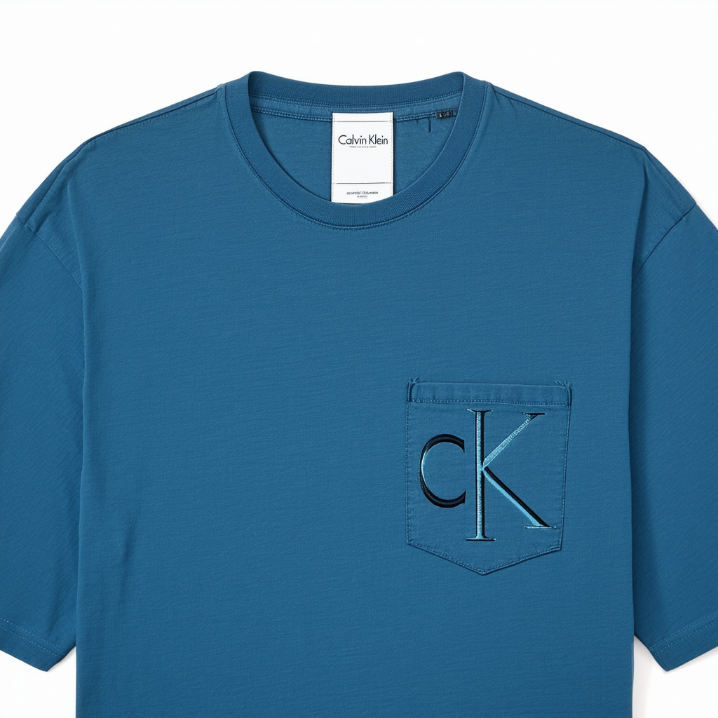 Calvin Klein Men's Short Sleeve Casual Pocket Logo Monogram T-Shirt