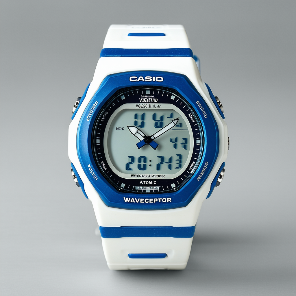 Casio Men's VQ200HLA-7BV Waveceptor Atomic Watch