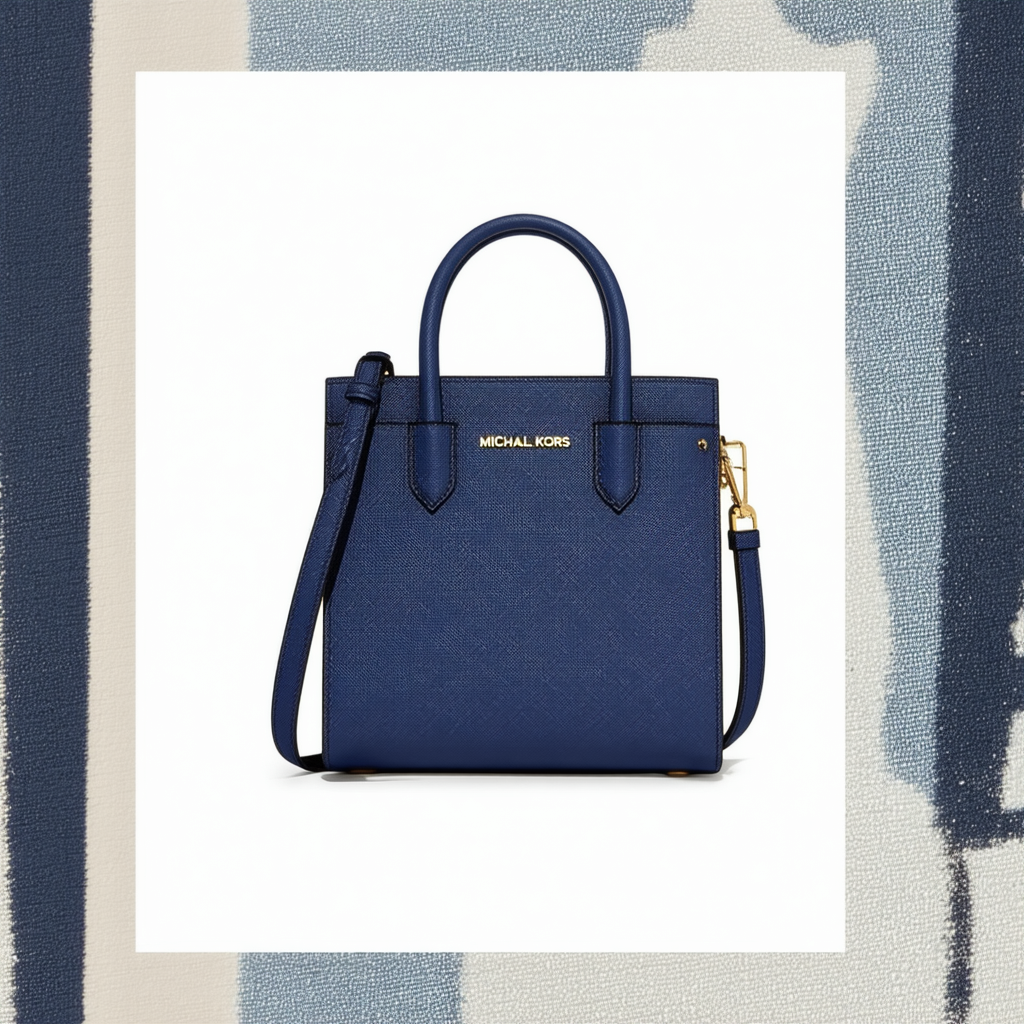 Michael Michael Kors Jet Set Travel Crossbody in Navy Blue