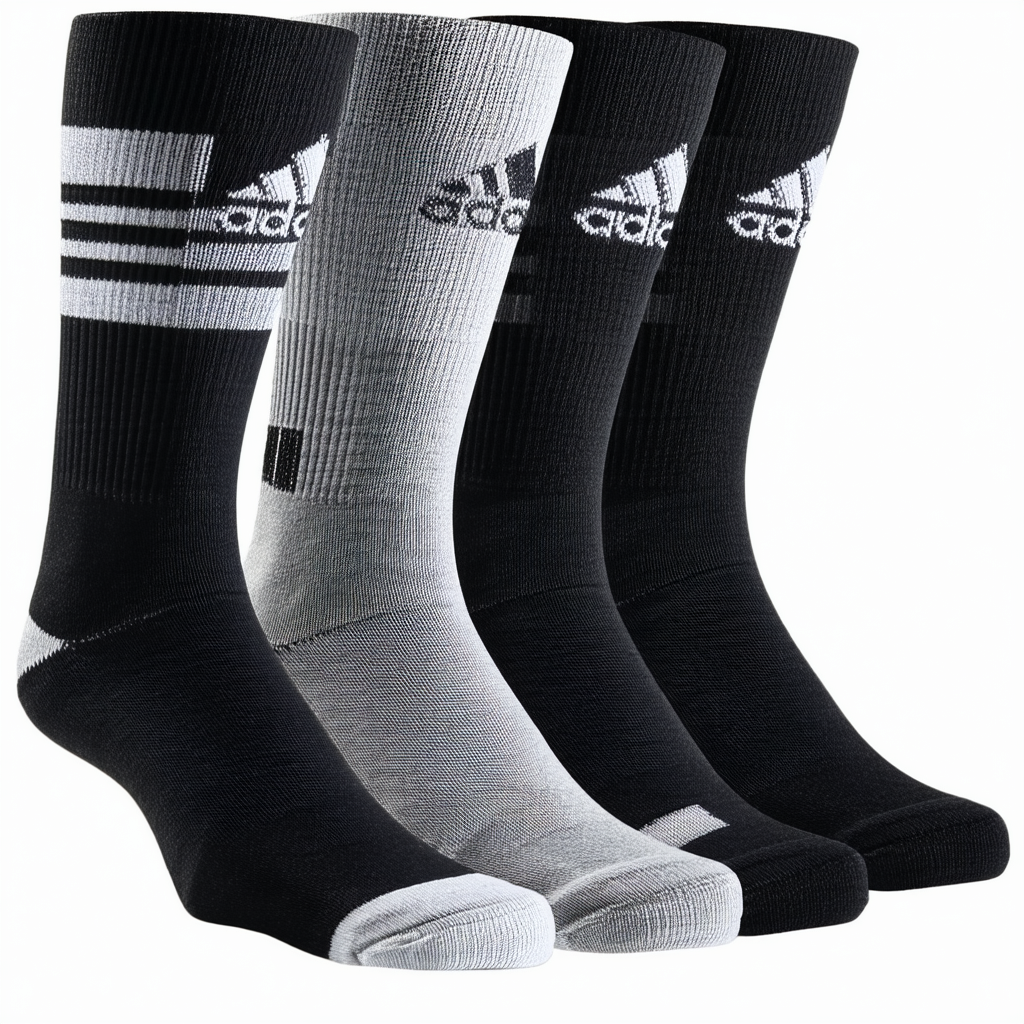 adidas mens 3-pack Crew Sock