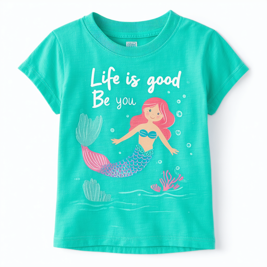 Life is Good Toddler Be You Mermaid Tee