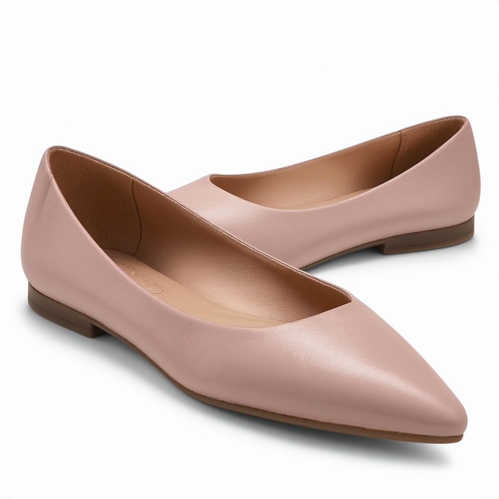 Nine West Women's Andhearts Leather Ballet Flat
