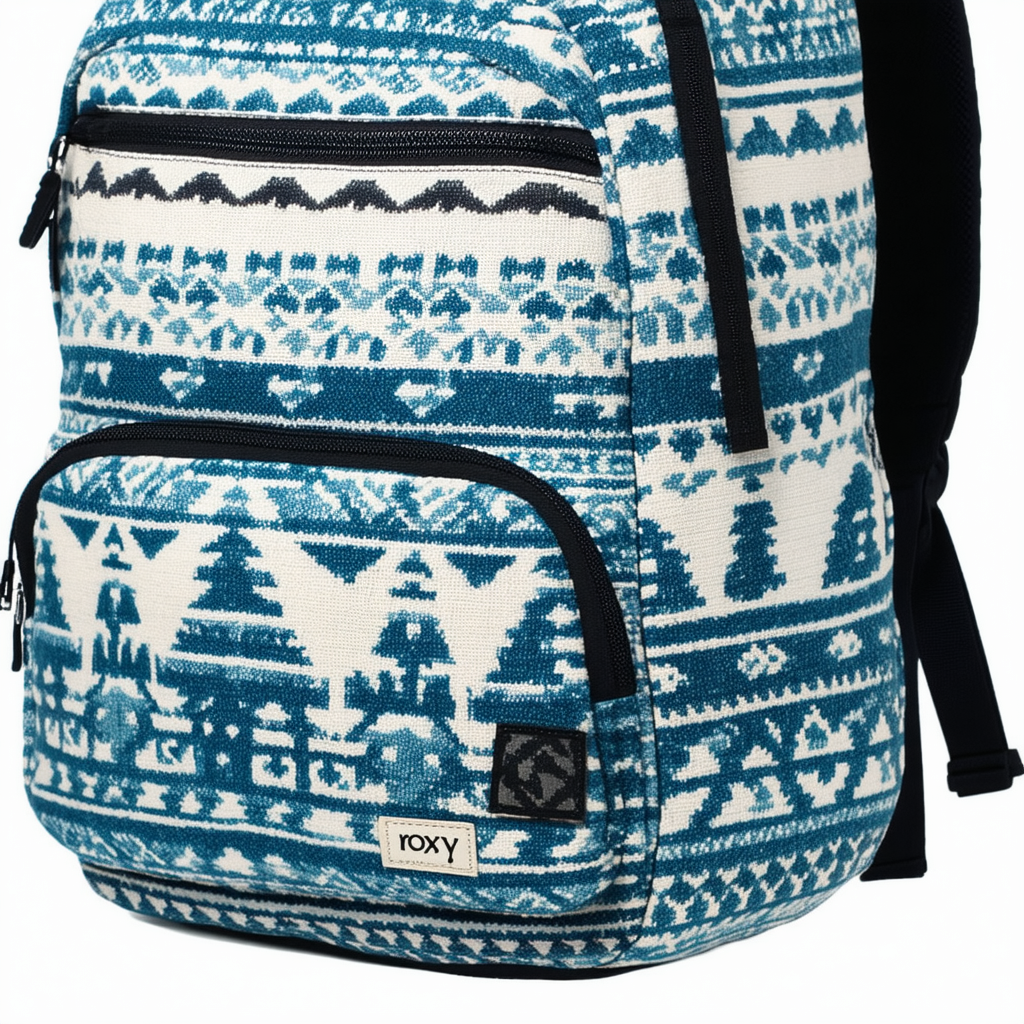 Roxy Junior's Noble Trek Poly Backpack, Blanket Print, One Size